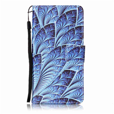 

Blue Dazzle Design PU Leather Flip Cover Wallet Card Holder Case for Huawei Honor 8