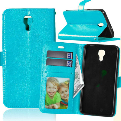

BlueStyle Classic Flip Cover with Stand Function and Credit Card Slot for LG X Screen K500N
