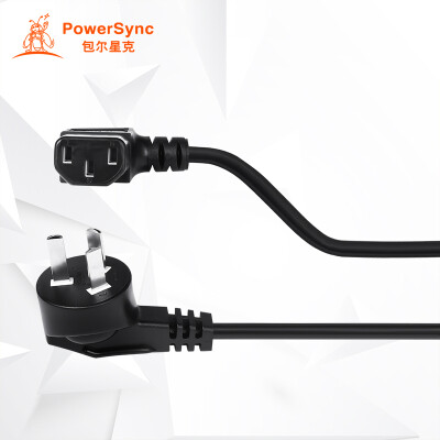 

PowerSync MPCPRR0150 Dual 90 ° Power Cord Elbow Right Angle Power Cord Elbow Black 15 m