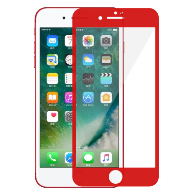 

Mo Fan (Mofi) iPhone7plus tempered film Apple 7plus full-screen coverage explosion-proof high-definition silk screen phone glass protective film red