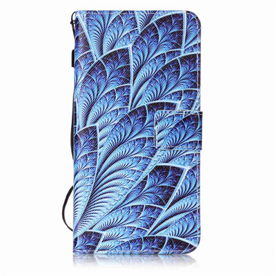 

Blue Dazzle Design PU Leather Flip Cover Wallet Card Holder Case for Apple iPhone 6S Plus