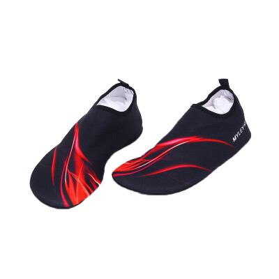 

Pancini snorkel shoes оборудование для подводного плавания подводное плавание Sambo beach обувь обувь мужчины и женщины босиком кожа мягкие ботинки нескользящие болотные принадлежности Lycra гибкая поверхность пламя красный L код для 38-39