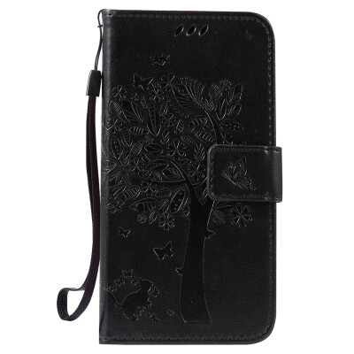 

Black Tree Design PU Leather Flip Cover Wallet Card Holder Case for HUAWEI GR3