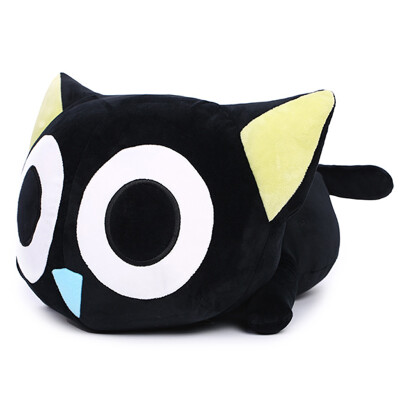 

Luo black black pose 21cm round eye plush doll black cartoon cartoon animation around the Tanabata Valentine's Day to send his girlfriend gift