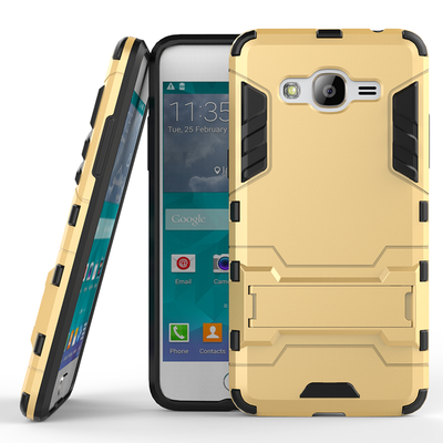 

Золотой Slim Robot Armor Kickstand Ударопрочный жесткий корпус из прочной резины для SAMUNG Galaxy Grand Prime Plus/J2 Prime