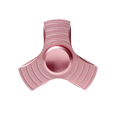 

Double card finger gyro creative finger toys EDC US popular decompression bearing gyro three leaf powder