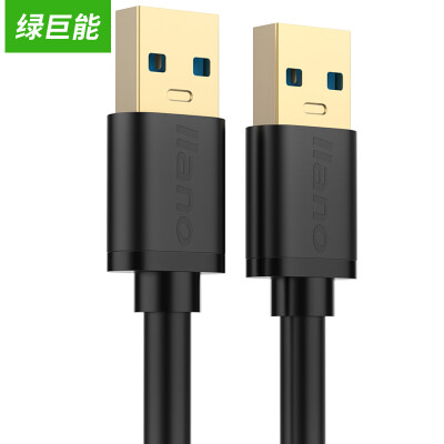 

Зеленый Juneng (Llano) штекеры USB кабель 1 метр мобильного диска USB линия кабеля для передачи данных линии передачи данных хорошо известного USB2.0 AM / AM кабель Черного жесткой