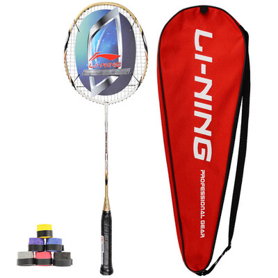 

Li Ning LI-NING все углерод 3U бадминтон ракетки мужчины и женщины новички обучение бадминтон ракетка однократное золото было резьбовых