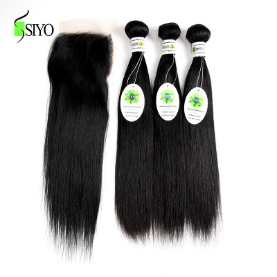 

Peruvian Straight Virgin Hair With Closure 7a Peruvian Virgin Hair Straight With Closure 3 Bundle Human Hair Weave With Closure