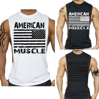 

New Men's Fasshion sleeveless tank top T-shirt