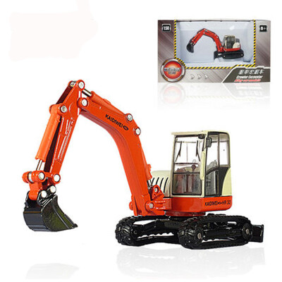 

Jingdong Supermarket] Kaidiwei Construction Vehicle Model Alloy Engineering Vehicle 1:50 Crawler Light Excavator Simulation Car Model 625001