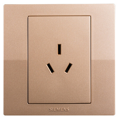 

Siemens SIEMENS 5UB80133NC03 switch socket Yue move 10A three hole socket champagne gold