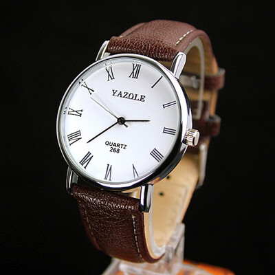 

Ya Zhuo Lun quartz watch new fashion casual belt watch men and women couples watch YZL0514TH-2