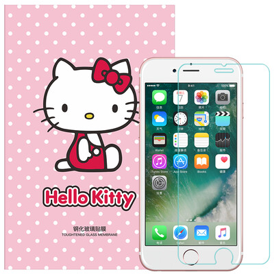 

Excellent plus genuine Hello Kitty Apple iPhone7 / 6s / 6 tempered film 0.2mm Katie glass film phone protective film