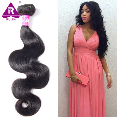 

2Pc Raw Indian Hair Unprocessed 8A Remy Indian Virgin Hair Body Wave RUIJIA Hair Company Indian Human Hair Extension Free Shipping