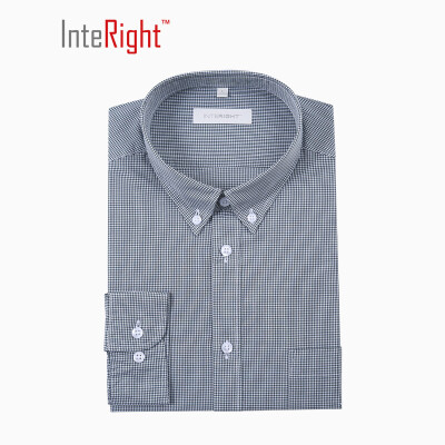 

INTERIGHT cotton paper water wash men's leisure long-sleeved shirt