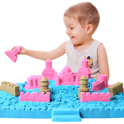 

MING TA MING TA 3 pounds mixed color space-powered space sand mud children DIY toy set