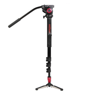 

miliboo метр швартовки MTT705B углеродного волокна моностручок зеркальной камеры монопод головка с гидравлическим комплектом