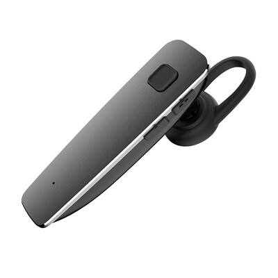 

BYZ YB008 шлифованного металла бизнес беспроводная гарнитура Bluetooth универсальный ушной крючок серый