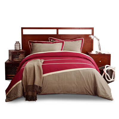 

LOVO grids cotton bed set/bed kit (duvet cover/bedsheet/pillowcase