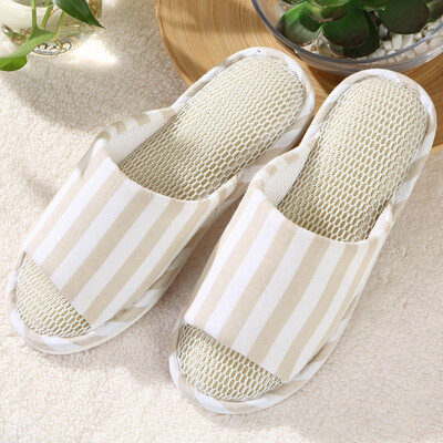 

Mercury Home Textiles MERCURY Couples Room Home Soft Skid Slip Slippers Famous Wind Leisure Mesh Slippers Light Gray 44-45 yards