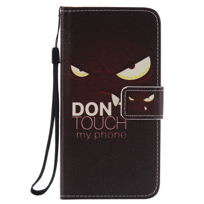 

Eye Design PU Leather Flip Cover Wallet Card Holder Case for LG K7