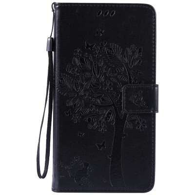 

Black Tree Design PU Leather Flip Cover Wallet Card Holder Case for LG V10