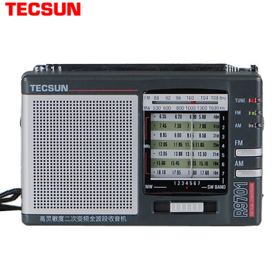 

Tecsun) radio audio pocket portable portable elderly FM FM / AM stereo old man small radio radio (blue) R-102