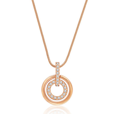 

SWAROVSKI Swarovski Circle Rose Golden Pendant 1081976