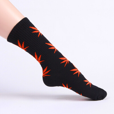 

MyMei Sports Weed Leaf High Ankle Socks Marijuana Cannabis Cotton Casual 1Pair