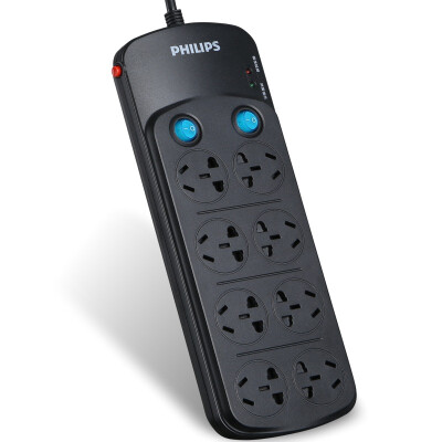 

Philips (PHILIPS) 8 3m lightning protection plugs plug-in plug-in board wiring board overload protection / intelligent line detection / anti-electric shock child protection