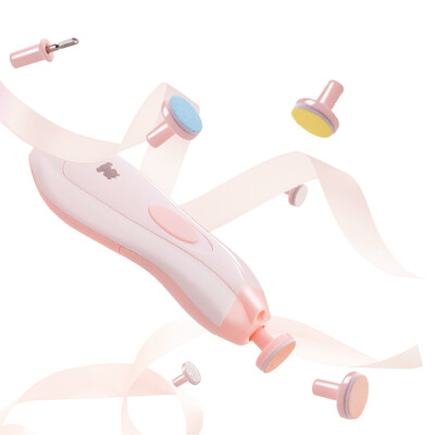 

Jingdong supermarket] small white bear baby electric grinding machine newborn anti-folder meat nail knife grinding head set combination equipment 09607