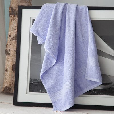 

LENCIER LENCIER bath towel home textile five-star hotel cotton combed thickened bath towel cotton soft water bath towel crystal purple 500g 140 70cm
