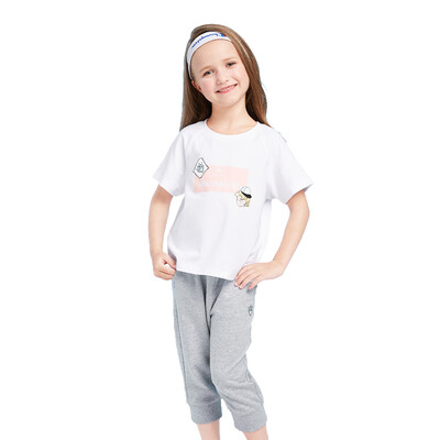 

Balabarra BALABALA Female Midchute Short Sleeve Set Summer Two-piece Sleeve Casual Female 28192170153 Bleaching 165
