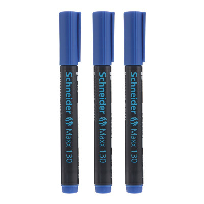 

Schneider Marker Quick Dry Oily Pens Open Hood Do not Dry 1-3mm Maxx130 Blue 3 Pack