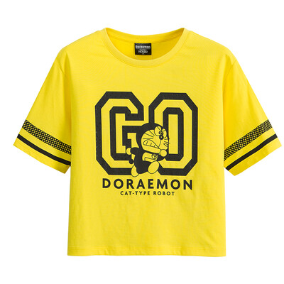 

Semir T-shirt short-sleeved T-shirt female summer cartoon half-sleeved loose cotton couple models 12216000131 white tone