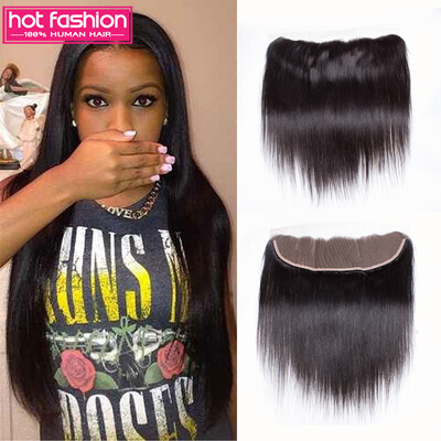 

Staight Full Lace Frontal Closure 13X4 With Free Shipping 8A Brazilian Lace Frontal Closure 100% Human Hair Frontal Closure