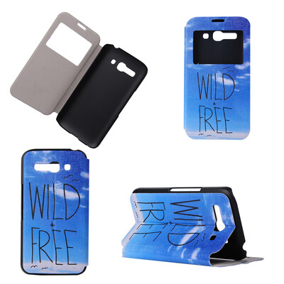 

Wild Free Design Кожа PU откидной крышки Кошелек для карты Держатель чехол для Alcatel One Touch Pop C9