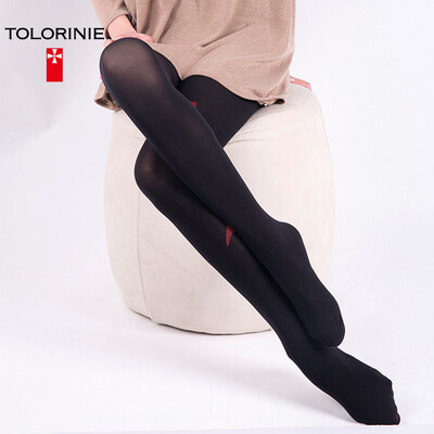 

TOLORINIE stockings left leg bat tattoo jacquard spring&summer rendering sexy pantyhose 1 group K1130C9999