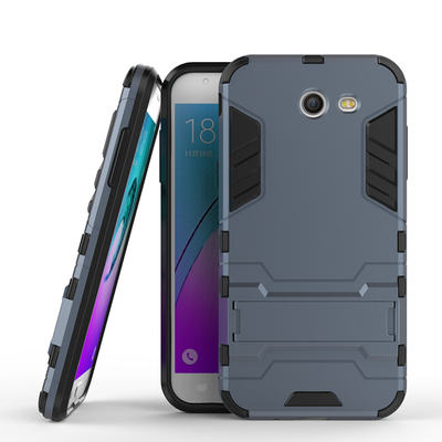 

Темно-синий Slim Robot Armor Kickstand Ударопрочный жесткий корпус из прочной резины для SAMSUNG GALAXY J3 Prime