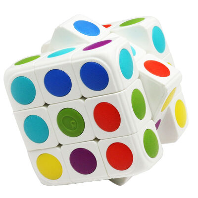 

Grape (putao) third-order magic cube set Children enlightenment puzzle educational toys turn Rubik's cube + standard flat base