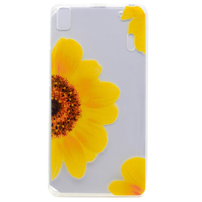 

Sunflower Pattern Soft Thin TPU Rubber Silicone Gel Case Cover for Lenovo K3 NoteA7000