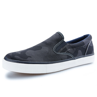 

Yi Di YIDI men&39s shoes fashion sports men&39s casual shoes low set of sleeves camouflage canvas shoes D8083 blue 43