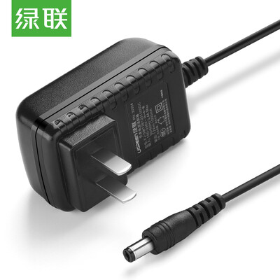 

Зеленый (UGREEN) 12V1A адаптер питания DC многофункциональный разъем для зарядного устройства диаметром 5.5 мм 2.1 мм для мобильного источника питания для жесткого диска 30594