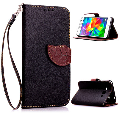 

Black Design PU Leather Flip Cover Wallet Card Holder Case for Samsung Galaxy Grand PrimeG5306W