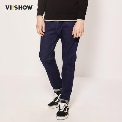 

Wei Xiu (viishow) джинсы мужчины моют штаны для штанов Slim casual брюки ковбойского гарема брюки мужчины NCA0951711 ковбой синий L