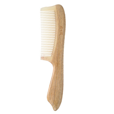 

Craftsmanship MrGreen -7213 Horn Comb Roasted Green Sandalwood Comb Men&39s Long Hair