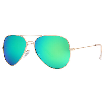 

Love LianSan color film sunglasses men&women models frogs mirror driving mirror sunglasses high-definition glass lens 3025 ice blue