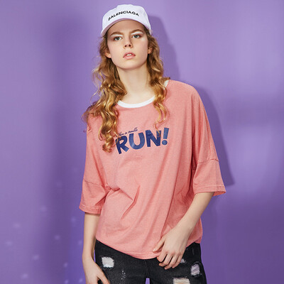 

Первый язык TOYOUTH 2017 круглые вырезки в рукавах Футболка 8720121109 красные и белые бары M