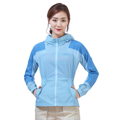 

Pathfinder TOREAD spring and summer outdoor water repellent breathable Slim skin windbreaker crystal blue / coastal blue M